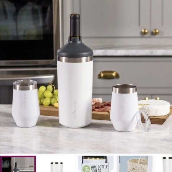 Wine Bottle Cooler NEW in box with tag. Giftable - Picture 10 of 12